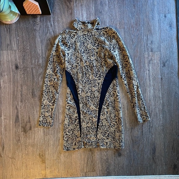 Free People size small dress cold shoulder open back - Picture 1 of 8